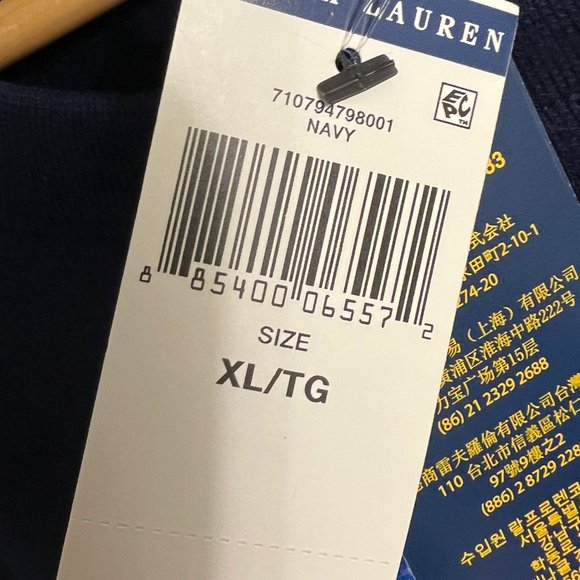 Polo Ralph Lauren Navy Americana USA Fleece Logo Sweatshirt - Picture 3 of 4